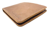 HAARLEM Men KUZE 29550 Leather Wallet Brown